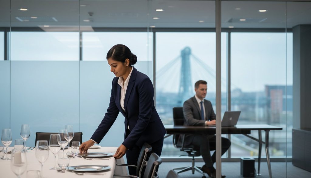 Business owner working to improve business efficiency by reducing admin and focusing on high-value tasks